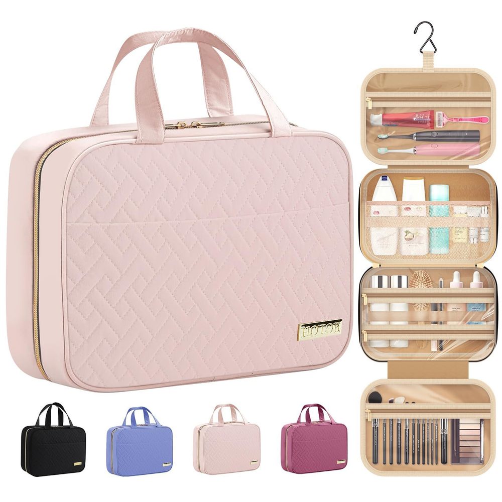 Travel Toiletry Bag W/hanging Hook - Spacious Toiletry Bag Essentials For😏